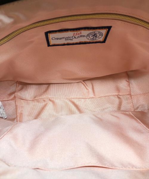 CHRISTIAN OLIVIER（クリスチャン オリヴィア）CHRISTIAN OLIVIER (クリスチャン オリヴィア) 2WAYショルダーバッグ ブラック×ピンクの古着・服飾アイテム