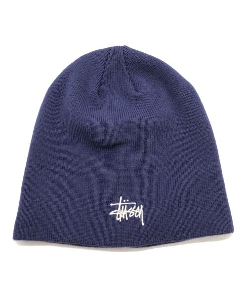 stussy（ステューシー）stussy (ステューシー) BASIC STUSSY SKULLCAP パープル サイズ:ONEの古着・服飾アイテム