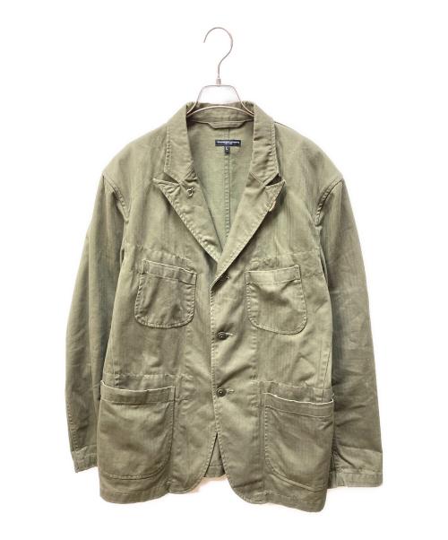 Engineered Garments（エンジニアド ガーメンツ）Engineered Garments (エンジニアードガーメンツ) Bedford Jacket-Cotton Brushed HB オリーブ サイズ:Lの古着・服飾アイテム