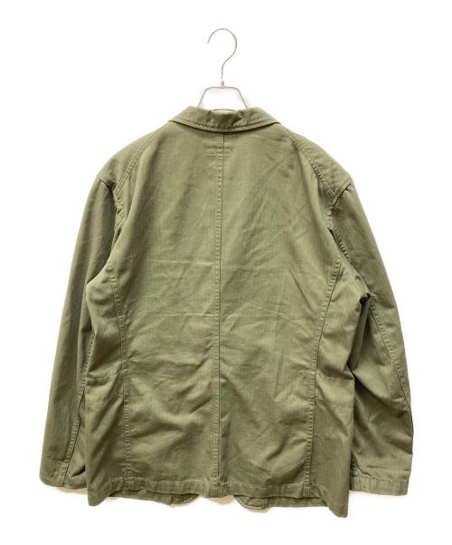Engineered Garments（エンジニアド ガーメンツ）Engineered Garments (エンジニアードガーメンツ) Bedford Jacket-Cotton Brushed HB オリーブ サイズ:Lの古着・服飾アイテム