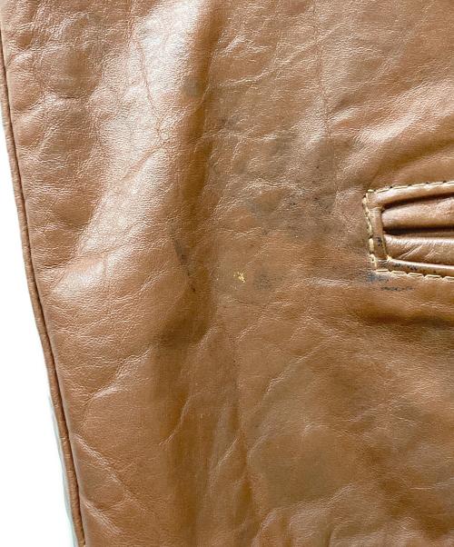 Schott（ショット）Schott (ショット) レザージレ ブラウン サイズ:４４の古着・服飾アイテム