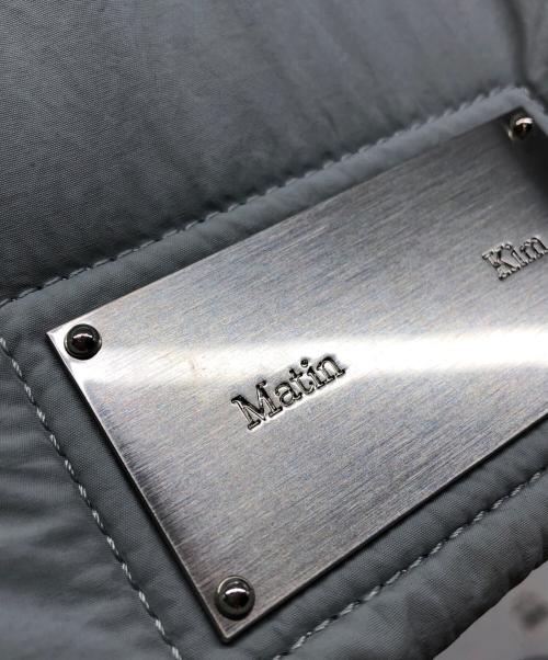 Matin Kim（マーティン・キム）Matin Kim (マーティン・キム) BIG PADDIN MESSENGER BAG ブルーの古着・服飾アイテム