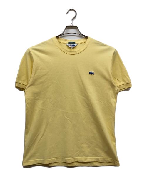 LACOSTE（ラコステ）LACOSTE (ラコステ) SHIPS any (シップスエニィ) 別注 クルーネックTシャツ イエロー サイズ:4の古着・服飾アイテム