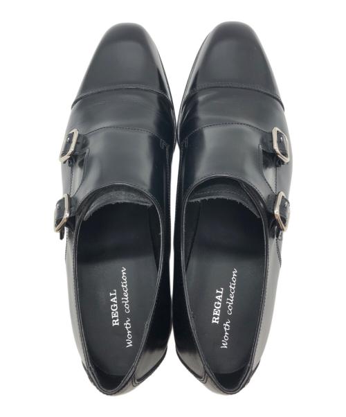 REGAL（リーガル）REGAL (リーガル) モンクストラップシューズ ブラック サイズ:25の古着・服飾アイテム