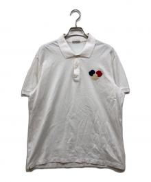 MONCLER（モンクレール）の古着「MAGLIA POLO MANICA PORTA」｜ホワイト