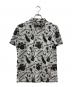 St ANDREWS（セントアンドリュース）の古着「ミュージック柄ジャガード半袖シャツ」｜グレー