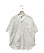 MHLエムエイチエル）の古着「COTTON RAMIE POPLIN SS SHIRT」｜ホワイト