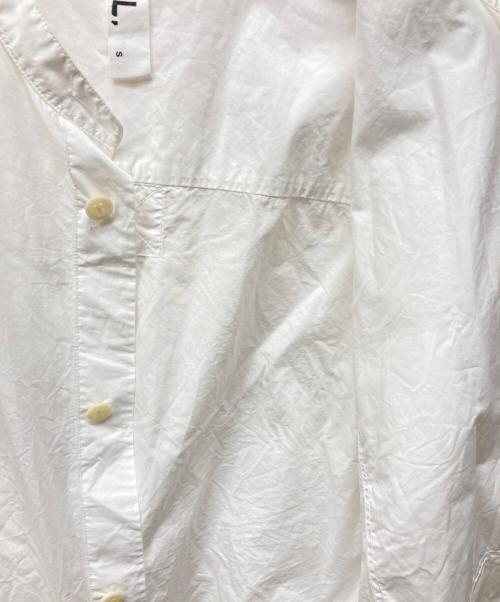 MHL（エムエイチエル）MHL (エムエイチエル) COTTON RAMIE POPLIN SS SHIRT ホワイト サイズ:Sの古着・服飾アイテム