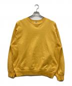 H BEAUTY&YOUTHエイチ ビューティー&ユース）の古着「クラシック スウェット クルーネック」｜イエロー