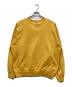 H BEAUTY&YOUTH（エイチ ビューティー&ユース）の古着「クラシック スウェット クルーネック」｜イエロー