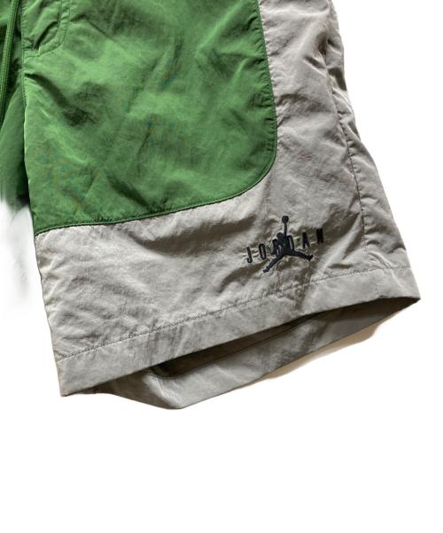 NIKE（ナイキ）NIKE (ナイキ) OFFWHITE (オフホワイト)  Shorts AS M J OW BAGGY SHORT グリーン×グレー サイズ:Sの古着・服飾アイテム