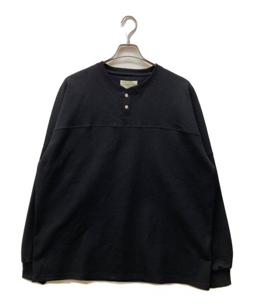 The Duffer of ST.George（ザ ダファーオブセントジョージ）The DUFFER of ST.GEORGE (ザ ダファーオブセントジョージ) ヘンリーネックカットソー ブラック サイズ:XL 未使用品の古着・服飾アイテム