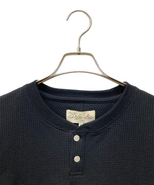 The Duffer of ST.George（ザ ダファーオブセントジョージ）The DUFFER of ST.GEORGE (ザ ダファーオブセントジョージ) ヘンリーネックカットソー ブラック サイズ:XL 未使用品の古着・服飾アイテム