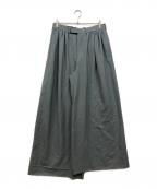 LAD MUSICIANラッドミュージシャン）の古着「ストレートパンツ」｜グリーン