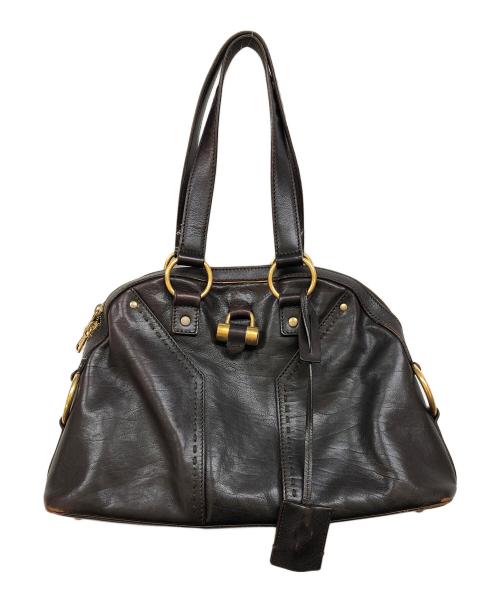 Yves Saint Laurent（イヴサンローラン）Yves Saint Laurent (イヴサンローラン) ハンドバッグ ブラウンの古着・服飾アイテム