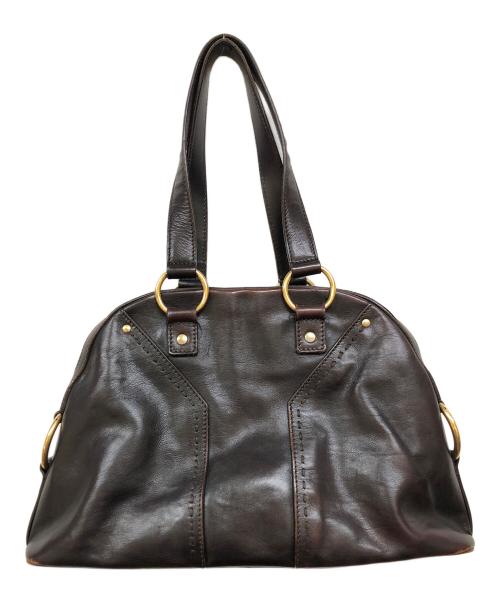 Yves Saint Laurent（イヴサンローラン）Yves Saint Laurent (イヴサンローラン) ハンドバッグ ブラウンの古着・服飾アイテム