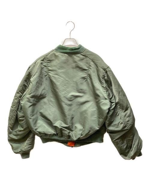 ALPHA（アルファ）ALPHA (アルファ) ブルゾン グリーン サイズ:ＸＬの古着・服飾アイテム