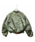 ALPHA (アルファ) ブルゾン グリーン サイズ:ＸＬ：10000円