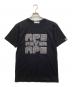 A BATHING APE（ア ベイシング エイプ）の古着「プリントTシャツ」｜ブラック