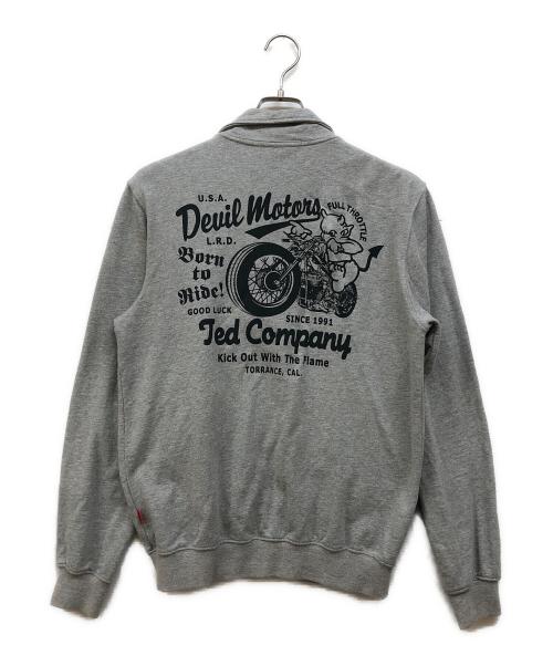 TED COMPANY（テッドカンパニー）TED COMPANY (テッドカンパニー) ライトウェイト ジップスウェット グレー サイズ:40の古着・服飾アイテム