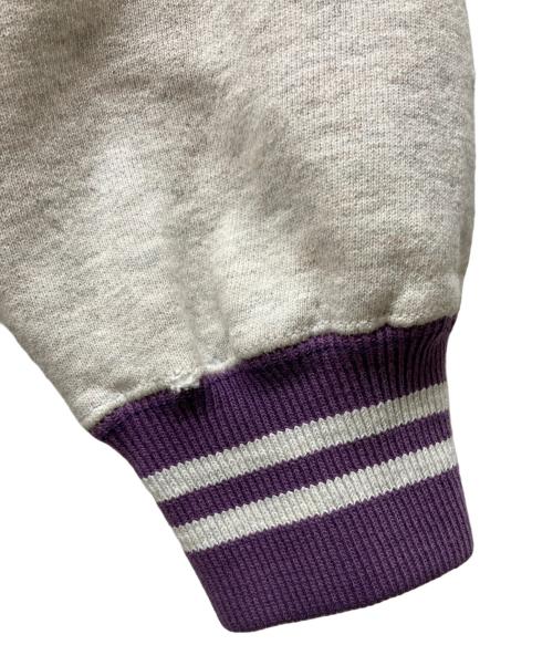 Champion（チャンピオン）Champion (チャンピオン) リバースウィーブスウェット グレー×パープル サイズ:Lの古着・服飾アイテム