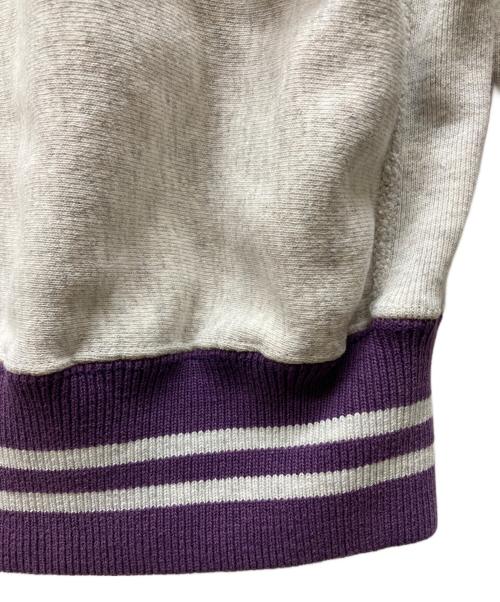 Champion（チャンピオン）Champion (チャンピオン) リバースウィーブスウェット グレー×パープル サイズ:Lの古着・服飾アイテム