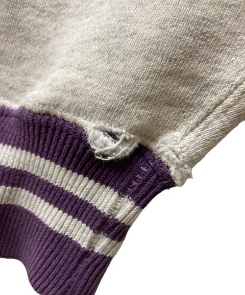 Champion（チャンピオン）Champion (チャンピオン) リバースウィーブスウェット グレー×パープル サイズ:Lの古着・服飾アイテム