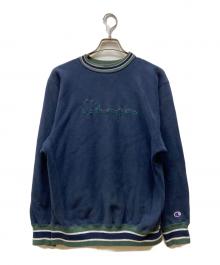 Champion（チャンピオン）の古着「リバースウィーブスウェット」｜ネイビー