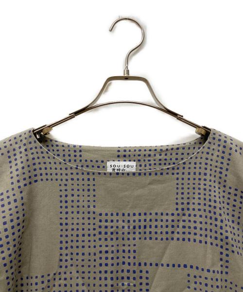 SOU・SOU（ソウソウ）SOU・SOU (ソウソウ) ワンピース グレー サイズ:Sの古着・服飾アイテム