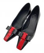 Salvatore Ferragamoサルヴァトーレ フェラガモ）の古着「リボンパンプス」｜ブラック