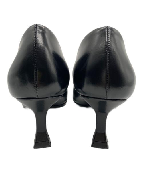 Salvatore Ferragamo（サルヴァトーレ フェラガモ）Salvatore Ferragamo (サルヴァトーレ フェラガモ) リボンパンプス ブラック サイズ:6の古着・服飾アイテム