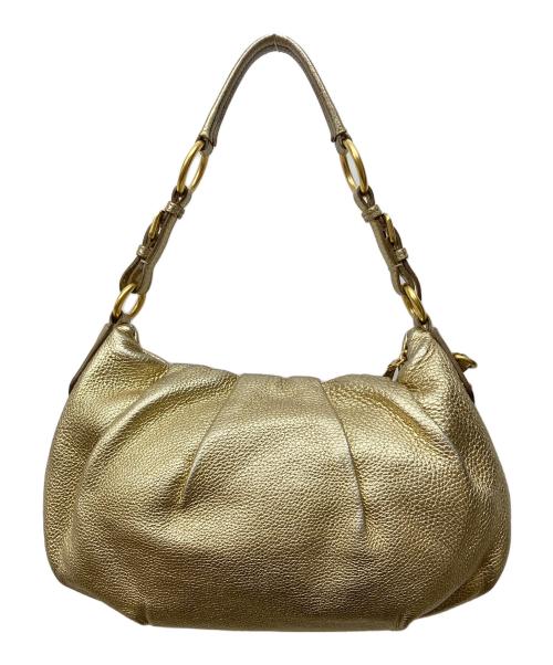 PRADA（プラダ）PRADA (プラダ) ハンドバッグ ゴールドの古着・服飾アイテム