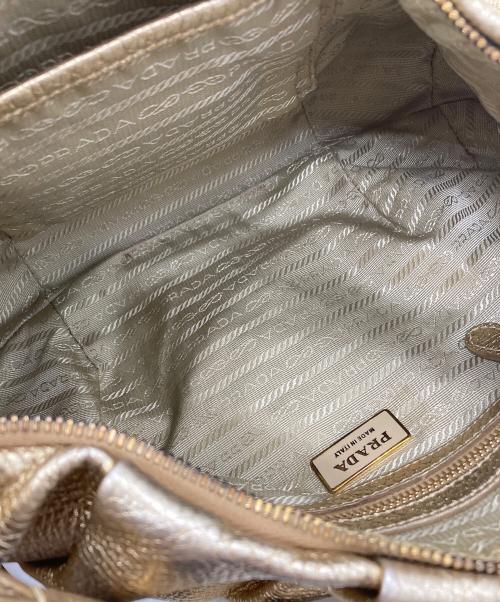 PRADA（プラダ）PRADA (プラダ) ハンドバッグ ゴールドの古着・服飾アイテム