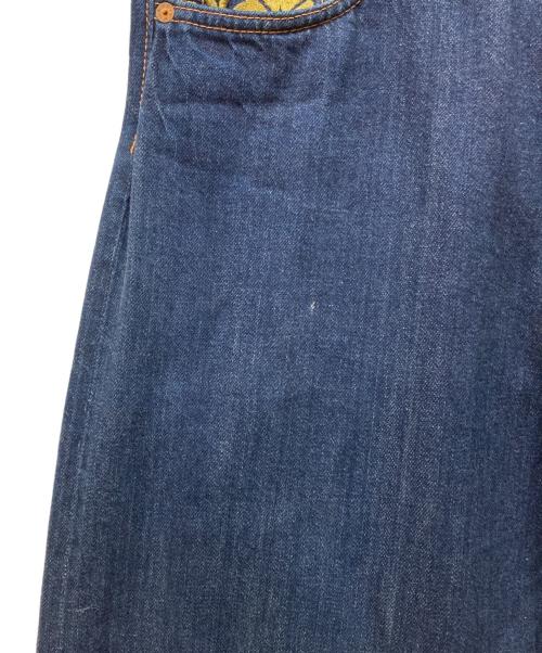 EVISU（エヴィス）EVISU (エヴィス) 1471家紋刺繍デニムパンツ インディゴ サイズ:Ｗ32の古着・服飾アイテム
