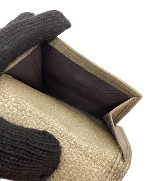 GUCCI（グッチ）GUCCI (グッチ) ソーホー コンパクトウォレット ゴールドの古着・服飾アイテム