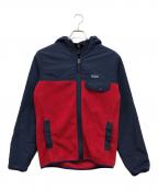 Patagoniaパタゴニア）の古着「SYNCHILLA SNAP-T HOODY」｜ネイビー×レッド