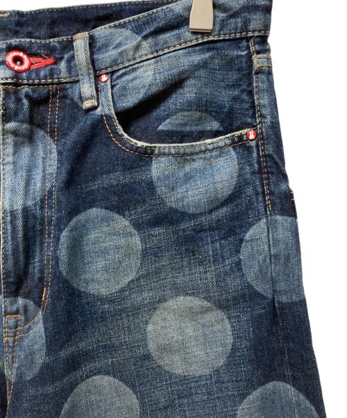 CUNE（キューン）CUNE (キューン) 17AW 中性 ドットデニムパンツ インディゴ サイズ:Ｌの古着・服飾アイテム