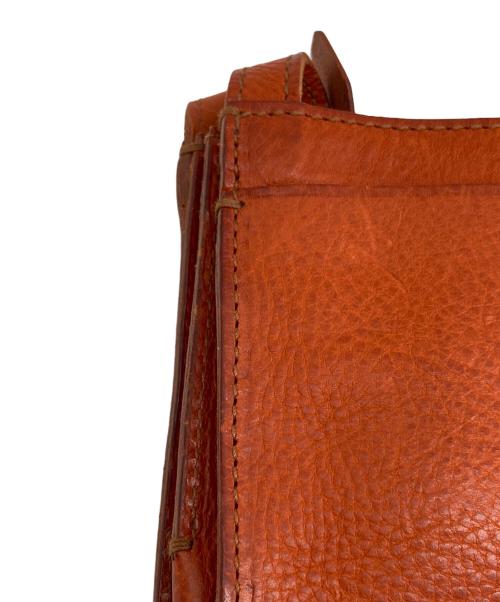 genten（ゲンテン）genten (ゲンテン) グランカットワーク ショルダーバッグ オレンジの古着・服飾アイテム