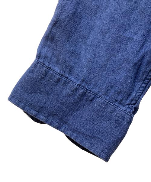 POLO RALPH LAUREN（ポロ・ラルフローレン）POLO RALPH LAUREN (ポロ・ラルフローレン) リネンシャツ ネイビー サイズ:XXLの古着・服飾アイテム