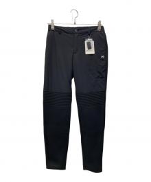 MASTER BUNNY EDITION（マスターバニーエディション）の古着「ニット切替中綿パンツ」｜ブラック