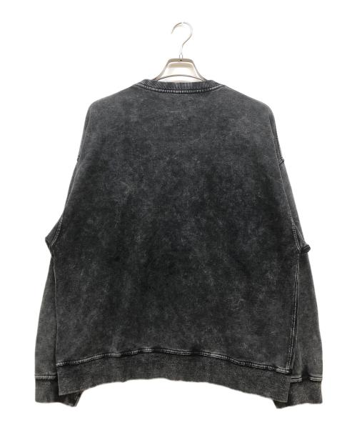 MAISON SPECIAL（メゾンスペシャル）MAISON SPECIAL (メゾンスペシャル) Chemical Over-Dye Heavy-Weight Sweat Prime-Over Crew Neck Pullover ブラック サイズ:1の古着・服飾アイテム