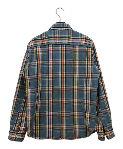 Ron Herman（ロンハーマン）Ron Herman (ロンハーマン) チェックネルシャツ ブルー サイズ:Sの古着・服飾アイテム