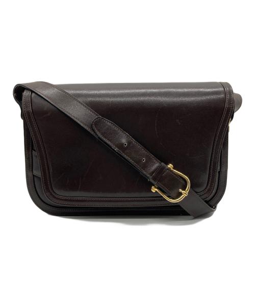 CELINE（セリーヌ）CELINE (セリーヌ) サルキー セミショルダーバッグ ブラウンの古着・服飾アイテム