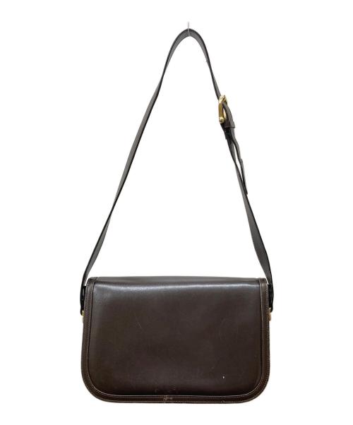 CELINE（セリーヌ）CELINE (セリーヌ) サルキー セミショルダーバッグ ブラウンの古着・服飾アイテム