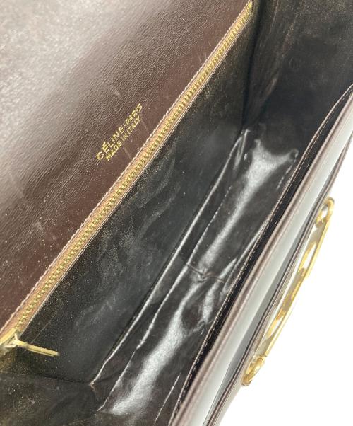 CELINE（セリーヌ）CELINE (セリーヌ) サルキー セミショルダーバッグ ブラウンの古着・服飾アイテム