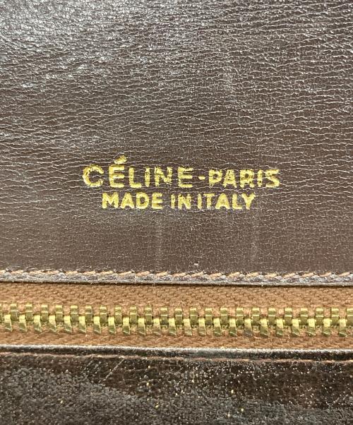 CELINE（セリーヌ）CELINE (セリーヌ) サルキー セミショルダーバッグ ブラウンの古着・服飾アイテム