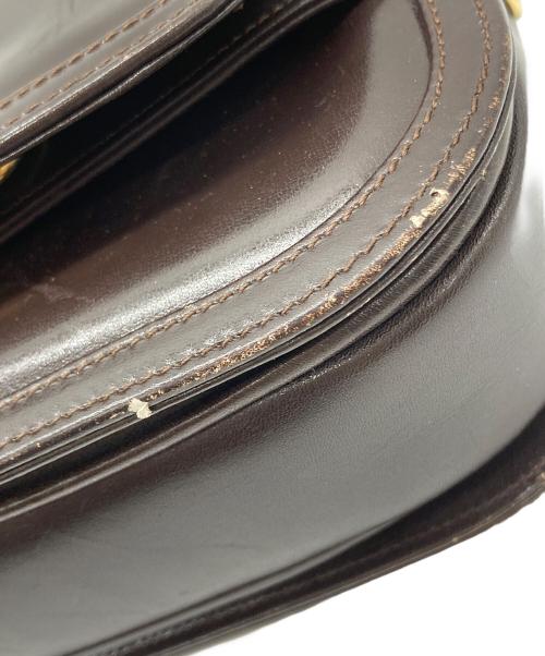 CELINE（セリーヌ）CELINE (セリーヌ) サルキー セミショルダーバッグ ブラウンの古着・服飾アイテム