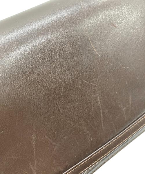 CELINE（セリーヌ）CELINE (セリーヌ) サルキー セミショルダーバッグ ブラウンの古着・服飾アイテム