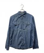 SUGAR CANEシュガーケーン）の古着「シャンブレーシャツ」｜ブルー