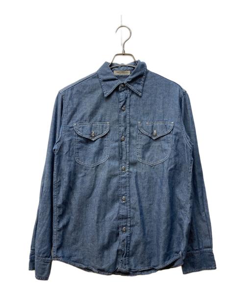 SUGAR CANE（シュガーケーン）SUGAR CANE (シュガーケーン) シャンブレーシャツ ブルー サイズ:Mの古着・服飾アイテム